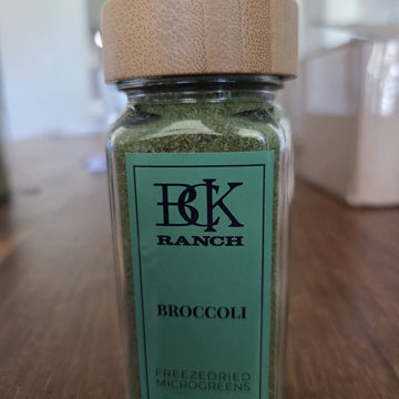 Freeze-Dried Broccoli Microgreens, Spice jar