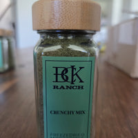 BCK Ranch Crunchy Mix freeze-dried microgreens jar