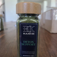 BCK Ranch Detox Support freeze-dried microgreens jar