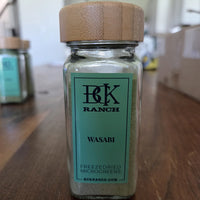 BCK Ranch Wasabi freeze-dried microgreens jar